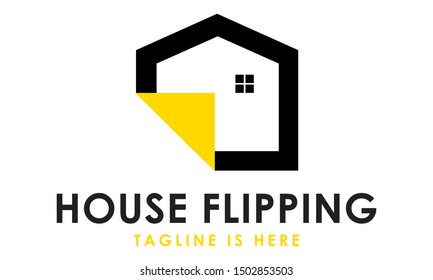 House flipping logo for real estate business