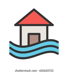 House in Flood