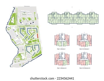 House Floor Plan. Apartment drawing. House architectural plan .Technical drawing background. Engineering design. Vector, illustration.