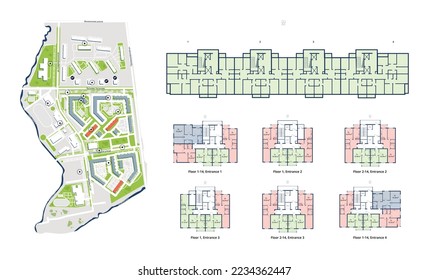 House Floor Plan. Apartment drawing. House architectural plan .Technical drawing background. Engineering design. Vector, illustration.