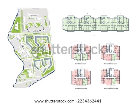 House Floor Plan. Apartment drawing. House architectural plan .Technical drawing background. Engineering design. Vector, illustration.