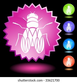 house fly neon