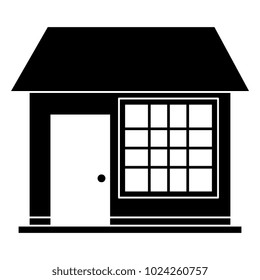 house front facade icon