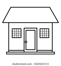 house front facade icon