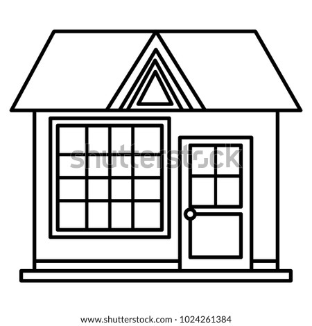 house front facade icon