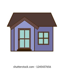 house with front view isolated icon