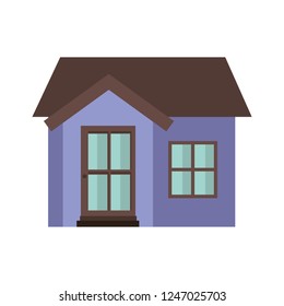 house with front view isolated icon