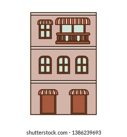 house with front view isolated icon