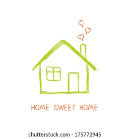 Simple House Drawing Images Stock Photos Vectors Shutterstock