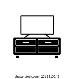 House furniture interior vector. Apartment interior icon design. isolated on white background. vector illustration