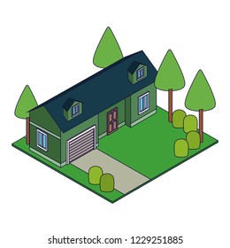 House with garden