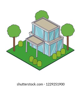 House with garden