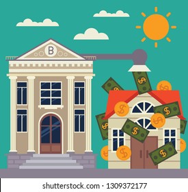 House gets Money from the Bank