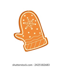 house gingerbread cartoon. bread shape, face candy, biscuit woman house gingerbread sign. isolated symbol vector illustration