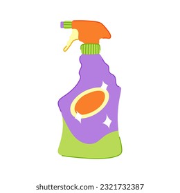 house glass cleaner cartoon. wipe household, wash service house glass cleaner sign. isolated symbol vector illustration