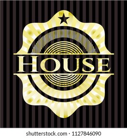 House gold emblem