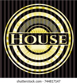 House gold emblem