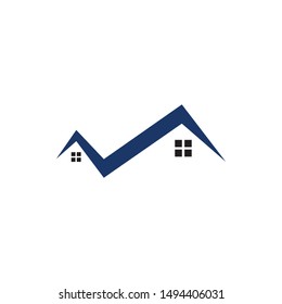 House graphic design template vector isolated illustration