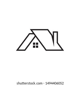 House graphic design template vector isolated illustration