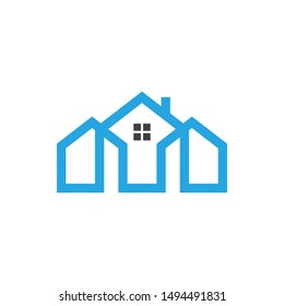 House graphic design template vector isolated illustration