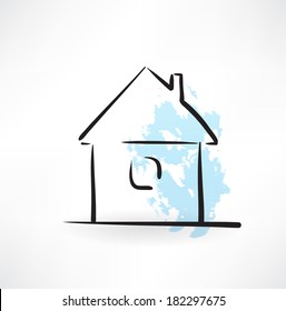 house grunge icon