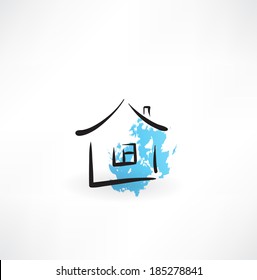 house grunge icon