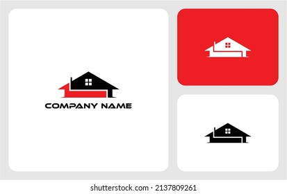 House Gutter Logo Design Vector