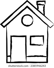 House hand drawn vector illustration