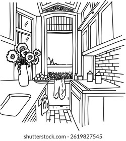 House Hand Drawn Vector Illustration Set