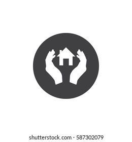 House in hand Icon.