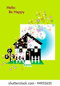 house  happy