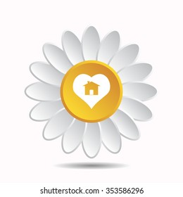 House with Heart Icon icon