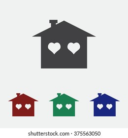 House with Heart Icon