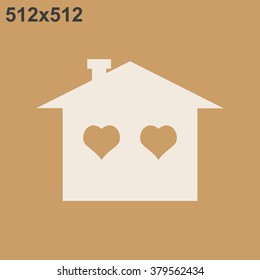 House with Heart Icon