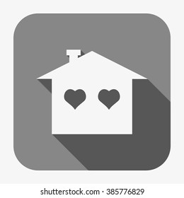 House with Heart Icon