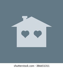 House with Heart Icon