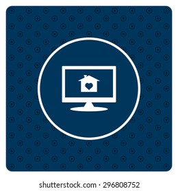 House with Heart Icon. icon. vector design