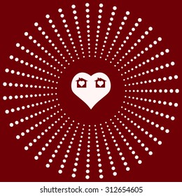 House with Heart Icon. icon. vector design