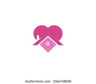 House heart logo 