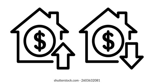 House heating icon simple design