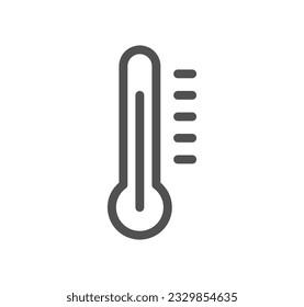 House heating related icon outline and linear vector.