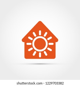 House heating vector illustration