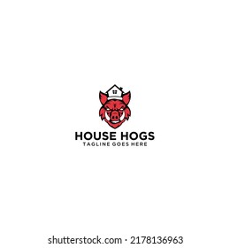 House Hogs Logo Sign Design