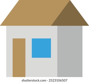 house or home 3d icon element design