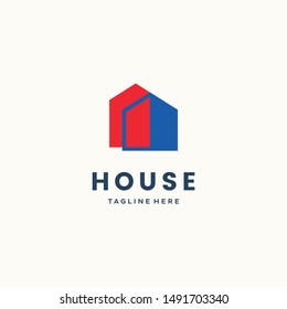 house home architect  logo vector icon illustration