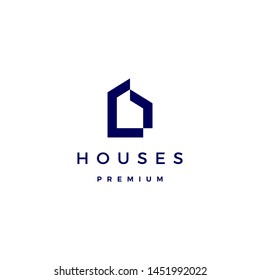 house home architect mortgage facade logo vector icon illustration