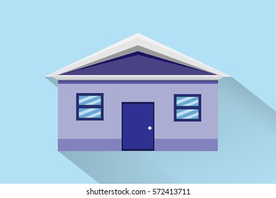 house home building design.vector and illustration