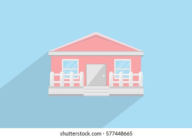 house home building design.vector and illustration