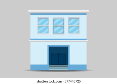 house home building design.vector and illustration