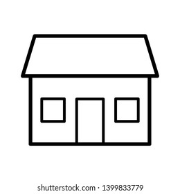 house - home - building icon vector design template